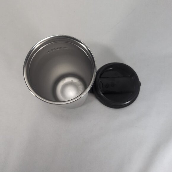 Nespresso Nomad Touch Travel Mug Silver Metal 345ml 11 fl oz Bottle Coffee X1703 - Picture 4 of 12